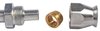AN 90-Degree PTFE Hose End Fitting [-6 AN Female to -6 AN PTFE Hose, Zinc Plated] - image 4