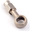 AN Straight Banjo PTFE Hose End Fitting [10 mm Banjo to -3 AN PTFE Hose, Zinc Plated Steel] - image 2