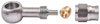 AN Straight Banjo PTFE Hose End Fitting [10 mm Banjo to -3 AN PTFE Hose, Zinc Plated Steel] - image 4