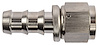 AN Straight Push-Loc Hose End [-10 AN Female Swivel to Push-Loc Hose, Nickel] - image 1
