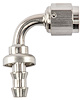 AN 90-Degree Push-Loc Hose End [-4 AN Female Swivel to Push-Loc Hose, Nickel] - image 1