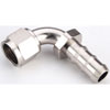 AN 90-Degree Push-Loc Hose End [-10 AN Female Swivel to Push-Loc Hose, Nickel] - image 2