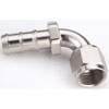 AN 90-Degree Push-Loc Hose End [-10 AN Female Swivel to Push-Loc Hose, Nickel] - image 3