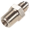 AN to NPT Straight Adapter Fitting [-4 AN Male to 1/4 in. NPT Male, Nickel] - image 2