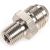 AN to NPT Straight Adapter Fitting [-8 AN Male to 1/4 in. NPT Male, Nickel] - image 2