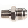 AN to NPT Straight Adapter Fitting [-8 AN Male to 1/4 in. NPT Male, Nickel] - image 3