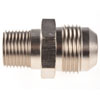 AN to NPT Straight Adapter Fitting [-12 AN Male to 1/2 in. NPT Male, Nickel] - image 3