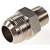 AN to NPT Straight Adapter Fitting [-16 AN Male to 3/4 in. NPT Male, Nickel] - image 1