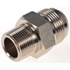 AN to NPT Straight Adapter Fitting [-16 AN Male to 3/4 in. NPT Male, Nickel] - image 2