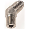 AN to NPT 45-Degree Adapter Fitting [-4 AN Male to 1/8 in. NPT Male, Nickel] - image 3