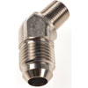 AN to NPT 45-Degree Adapter Fitting [-6 AN Male to 1/8 in. NPT Male, Nickel] - image 2
