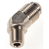 AN to NPT 45-Degree Adapter Fitting [-6 AN Male to 1/8 in. NPT Male, Nickel] - image 3