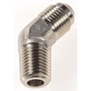 AN to NPT 45-Degree Adapter Fitting [-6 AN Male to 1/4 in. NPT Male, Nickel] - image 3