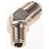 AN to NPT 45-Degree Adapter Fitting [-8 AN Male to 1/4 in. NPT Male, Nickel] - image 3