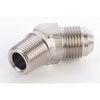 AN to NPT 45-Degree Adapter Fitting [-8 AN Male to 3/8 in. NPT Male, Nickel] - image 2