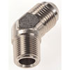 AN to NPT 45-Degree Adapter Fitting [-8 AN Male to 3/8 in. NPT Male, Nickel] - image 3