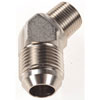 AN to NPT 45-Degree Adapter Fitting [-10 AN Male to 3/8 in. NPT Male, Nickel] - image 2