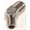 AN to NPT 45-Degree Adapter Fitting [-10 AN Male to 3/8 in. NPT Male, Nickel] - image 3