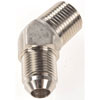 AN to NPT 45-Degree Adapter Fitting [-8 AN Male to 1/2 in. NPT Male, Nickel] - image 2