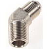 AN to NPT 45-Degree Adapter Fitting [-8 AN Male to 1/2 in. NPT Male, Nickel] - image 3