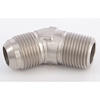 AN to NPT 45-Degree Adapter Fitting [-10 AN Male to 1/2 in. NPT Male, Nickel] - image 1