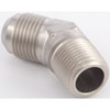 AN to NPT 45-Degree Adapter Fitting [-10 AN Male to 1/2 in. NPT Male, Nickel] - image 3