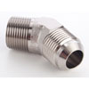 AN to NPT 45-Degree Adapter Fitting [-12 AN Male to 3/4 in. NPT Male, Nickel] - image 2