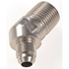 AN to NPT 45-Degree Adapter Fitting [-6 AN Male to 1/2 in. NPT Male, Nickel] - image 2