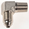 AN to NPT 90-Degree Adapter Fitting [-3 AN Male to 1/8 in. NPT Male, Nickel] - image 2