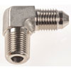 AN to NPT 90-Degree Adapter Fitting [-3 AN Male to 1/8 in. NPT Male, Nickel] - image 3