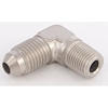 AN to NPT 90-Degree Adapter Fitting [-4 AN Male to 1/8 in. NPT Male, Nickel] - image 1