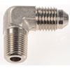 AN to NPT 90-Degree Adapter Fitting [-4 AN Male to 1/8 in. NPT Male, Nickel] - image 3