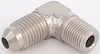 AN to NPT 90-Degree Adapter Fitting [-6 AN Male to 1/8 in. NPT Male, Nickel] - image 1