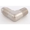 AN to NPT 90-Degree Adapter Fitting [-6 AN Male to 1/8 in. NPT Male, Nickel] - image 2