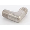 AN to NPT 90-Degree Adapter Fitting [-6 AN Male to 1/4 in. NPT Male, Nickel] - image 2