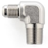 AN to NPT 90-Degree Adapter Fitting [-6 AN Male to 3/8 in. NPT Male, Nickel] - image 2
