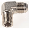 AN to NPT 90-Degree Adapter Fitting [-8 AN Male to 3/8 in. NPT Male, Nickel] - image 3