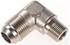 AN to NPT 90-Degree Adapter Fitting [-10 AN Male to 3/8 in. NPT Male, Nickel] - image 1
