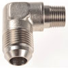 AN to NPT 90-Degree Adapter Fitting [-10 AN Male to 3/8 in. NPT Male, Nickel] - image 2