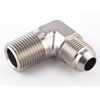 AN to NPT 90-Degree Adapter Fitting [-8 AN Male to 1/2 in. NPT Male, Nickel] - image 2