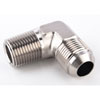 AN to NPT 90-Degree Adapter Fitting [-10 AN Male to 1/2 in. NPT Male, Nickel] - image 2