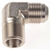 AN to NPT 90-Degree Adapter Fitting [-12 AN Male to 3/4 in. NPT Male, Nickel] - image 3