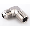 AN to NPT 90-Degree Adapter Fitting [-16 AN Male to 3/4 in. NPT Male, Nickel] - image 1