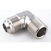 AN to NPT 90-Degree Adapter Fitting [-16 AN Male to 1 in. NPT Male, Nickel] - image 1