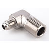 AN to NPT 90-Degree Adapter Fitting [-6 AN Male to 1/2 in. NPT Male, Nickel] - image 2