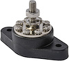 Eight Point Power Distribution Post, 5/16" Primary Post, 160 Amps, Black - image 1