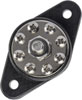 Eight Point Power Distribution Post, 5/16" Primary Post, 160 Amps, Black - image 2