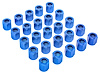 Tube Nuts, Blue Anodized Aluminum [-6 AN] - image 1