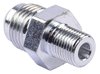 AN to Metric Adapter Fitting, Steel [-6 AN Male to 10mm x 1.0 Male, Silver] - image 2