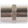 NPT to NPT Straight Union Fitting [1/8 in. NPT Female to 1/8 in. NPT Female, Nickle] - image 2